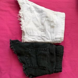 Rue 21 Distressed Denim Shorts